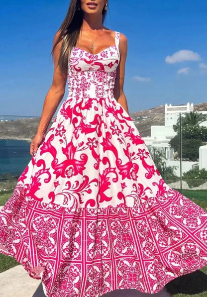 Vestido con escote en corazón AR285