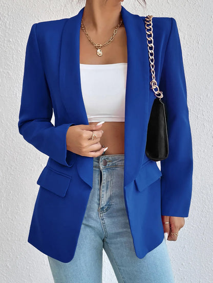 Blazer femenino con solapa y bolsillo lateral AR636