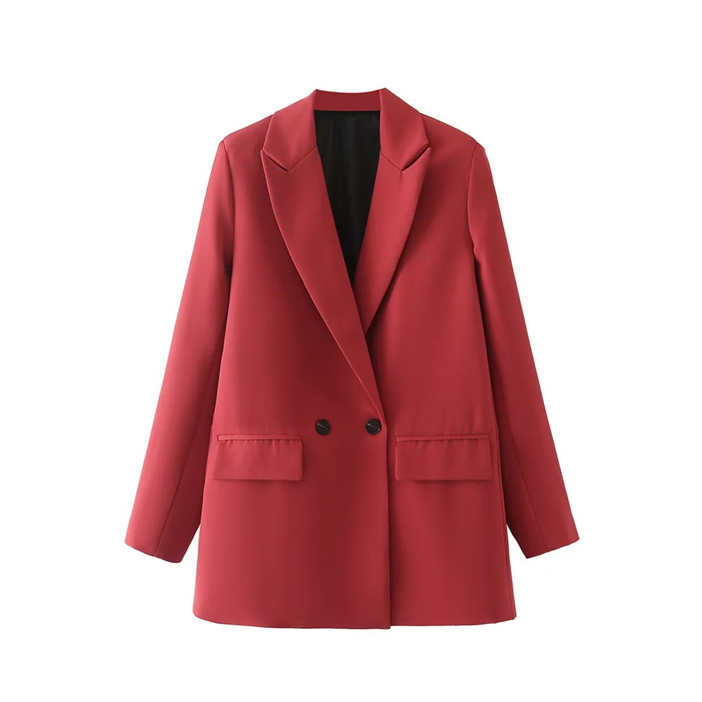 Blazer femenino con solapa alargada y dos botones AB611